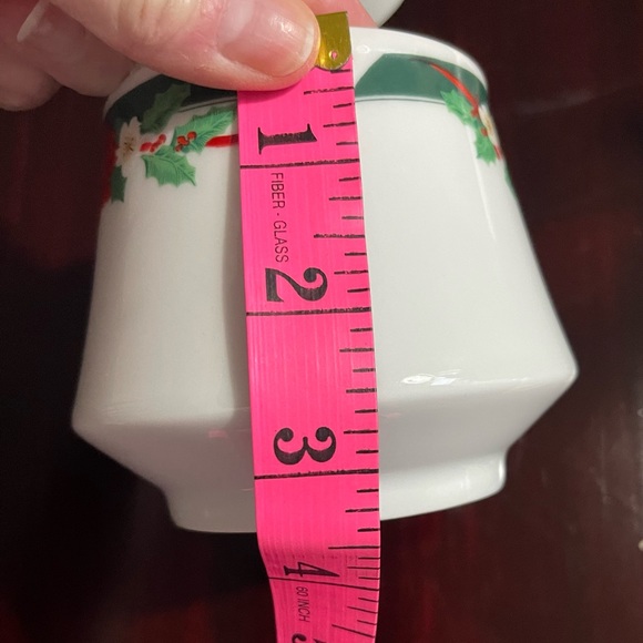 Fairfield Fine China Deck The Halls Cream & Sugar Dish - Picture 6 of 8